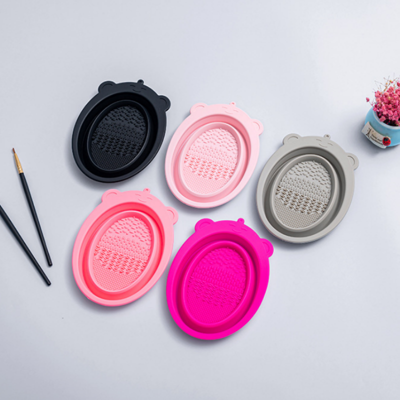 Bear Folding Cleaning Brush Bowl